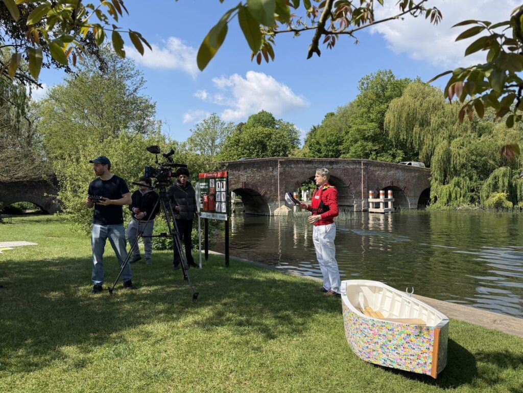 We Built a Boat Out of Waterproof Name Labels – and Rowed It Down the River