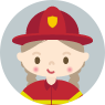 Firefighter woman theme
