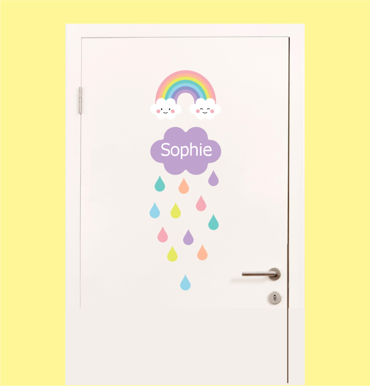 Child’s room home decor with personalised wall stickers