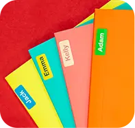 Ministicker labels on folders